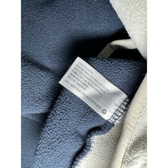 Goodfellow and Co Fleece Jacket Men’s Size XL Tan/Blue Quarter Zip Men’s Fleece - Picture 7 of 7